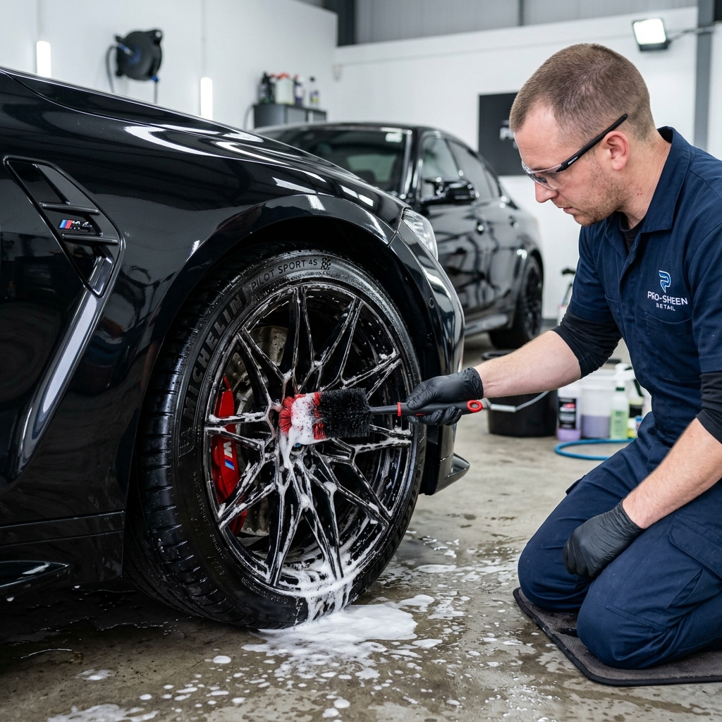 Alloy Wheel Rim Detailing